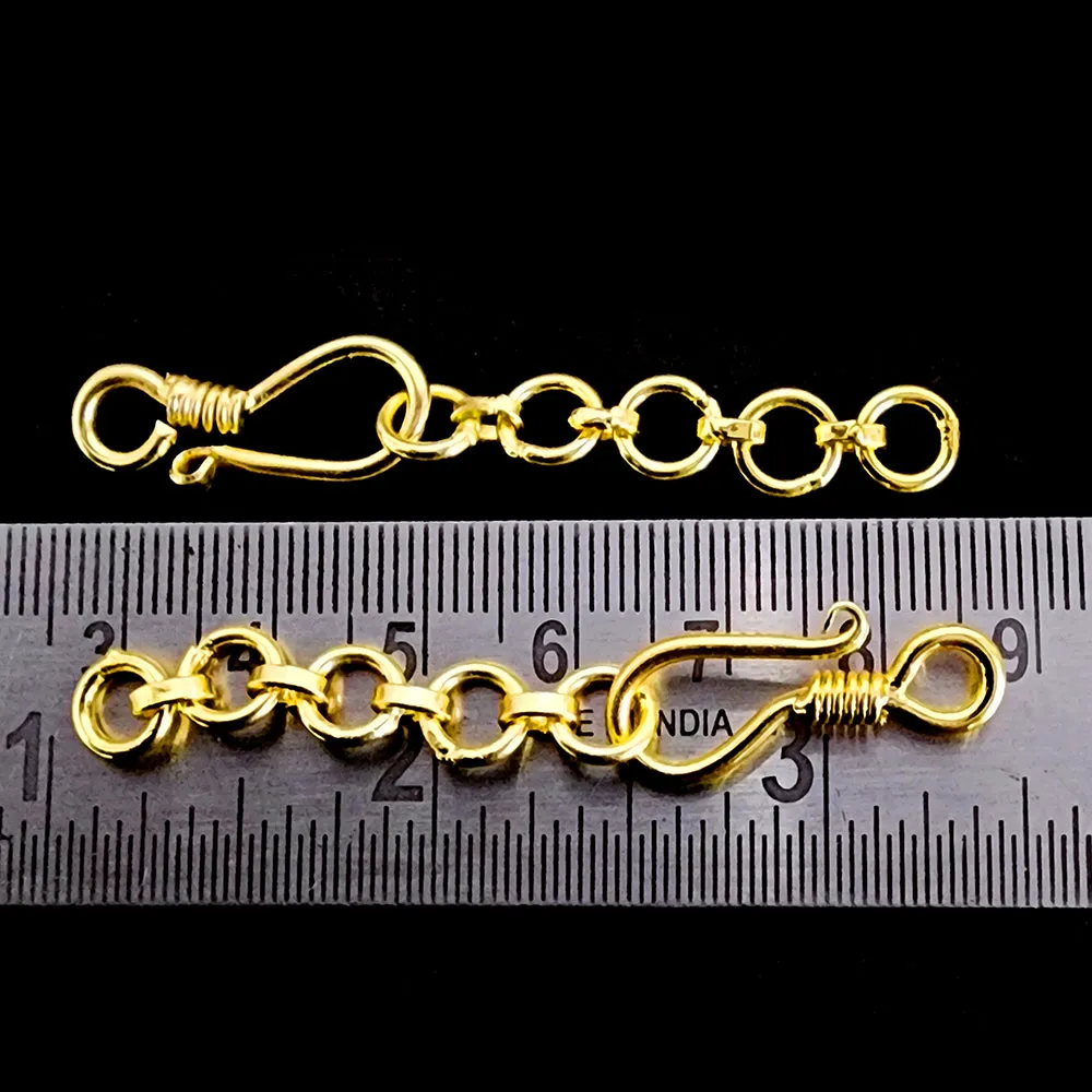 10 PIECES PACK' S HOOK JEWELLERY FINDING' GOLD POLISHED