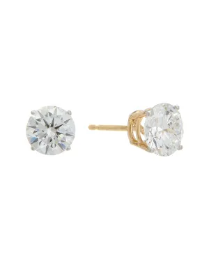 14K Yellow Gold 2.00 Ct. Lab Grown Diamond Studs