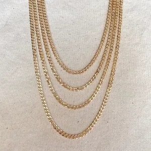 18k Gold Filled Miami Cuban Chain