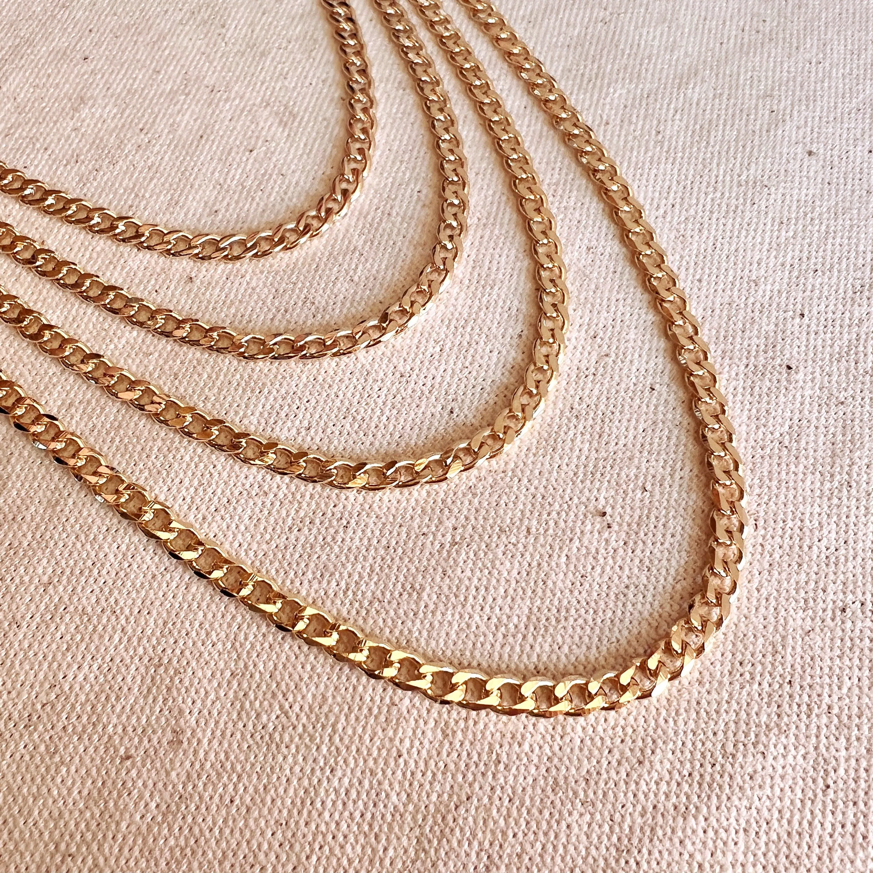 18k Gold Filled Miami Cuban Chain