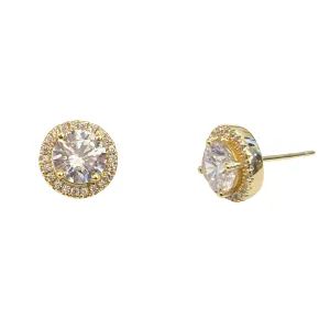 Adriene Clear Sparkle Studs