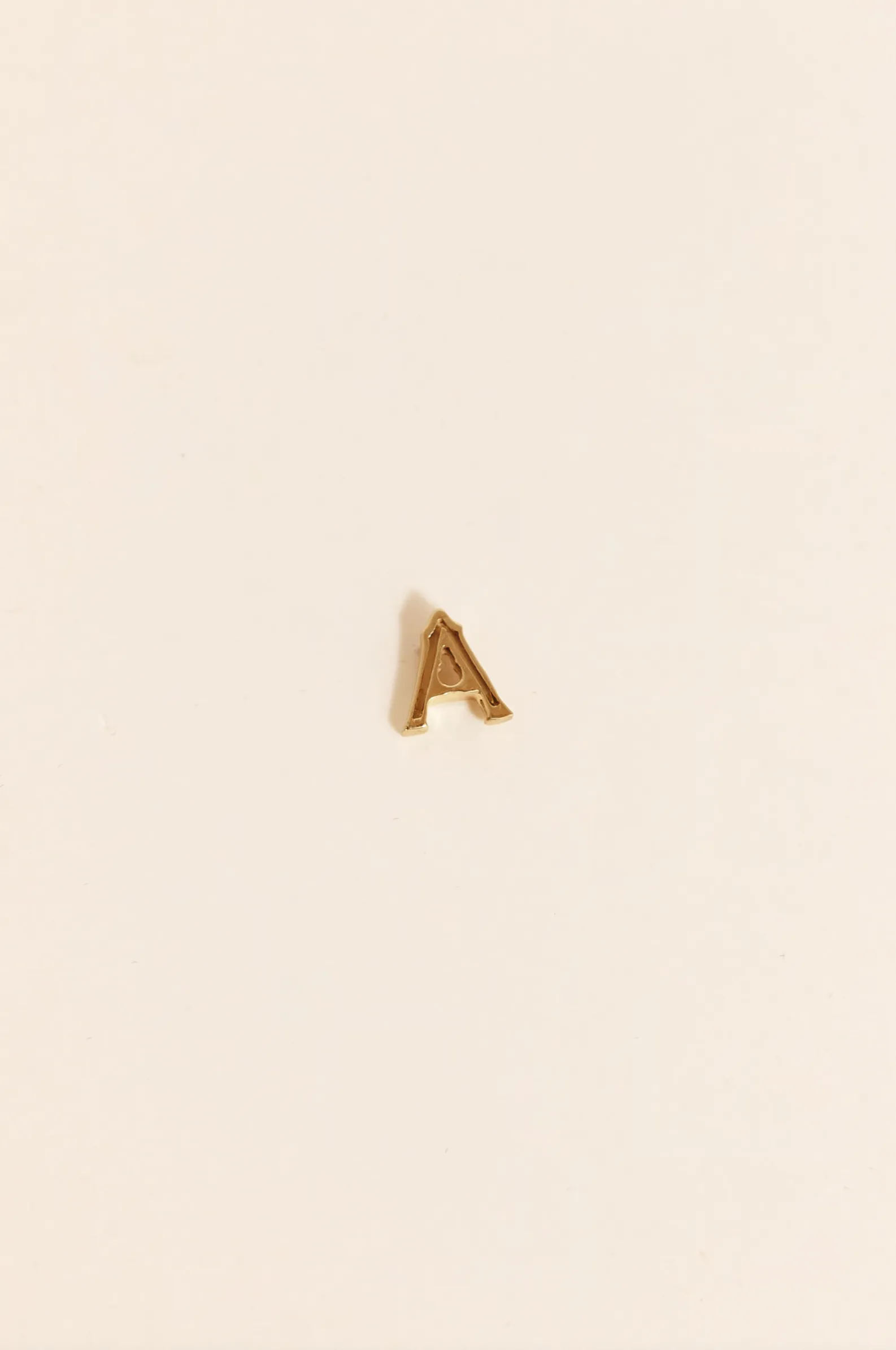 ALPHABET STUD EARRINGS