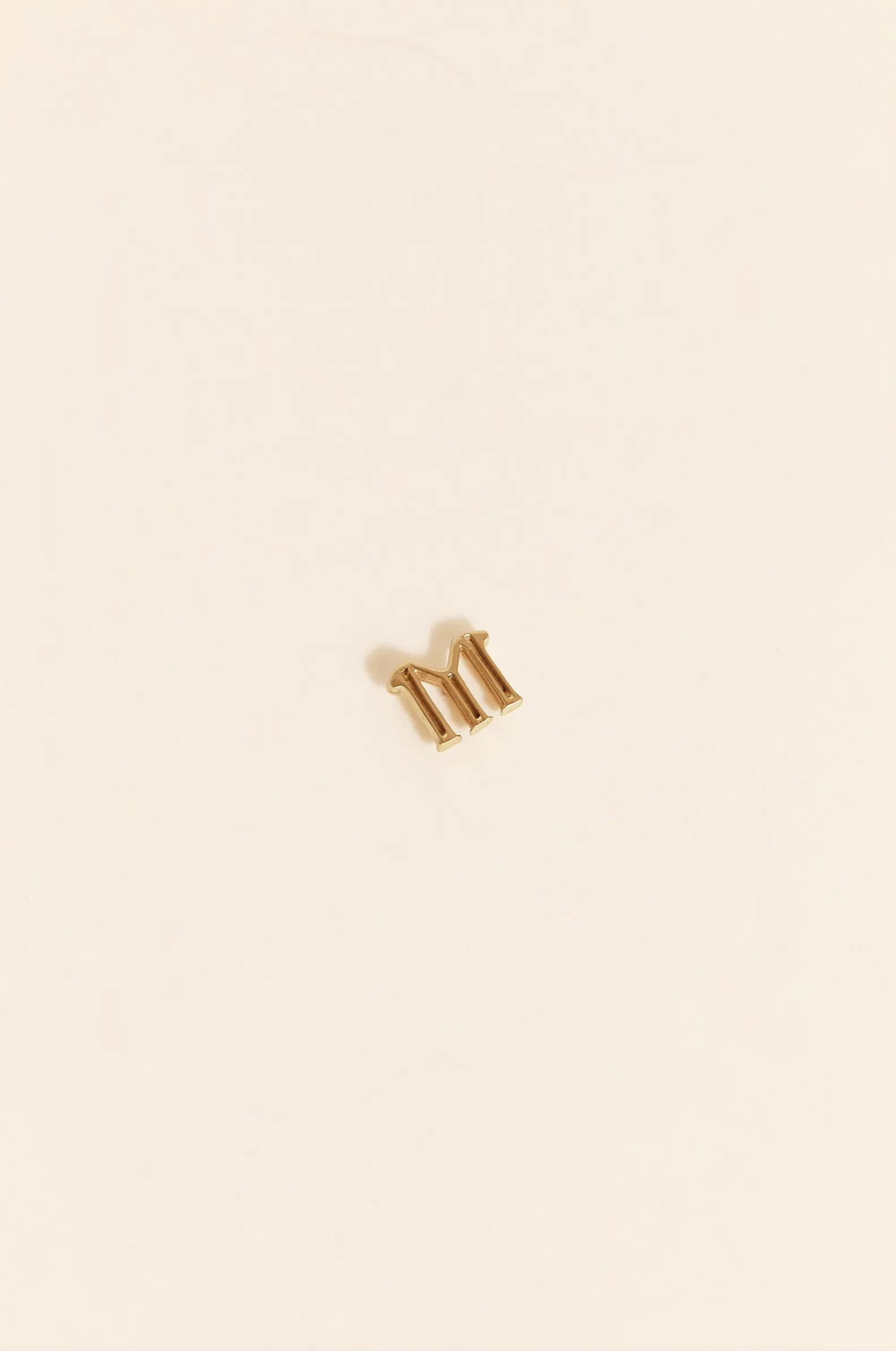 ALPHABET STUD EARRINGS