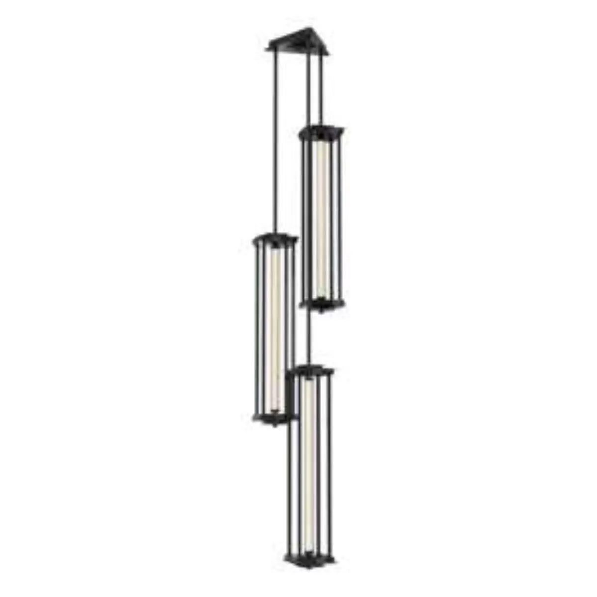 Athena 36 in. Triple Tall LED Pendant Light