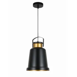 Black Modern Industrial Pendant