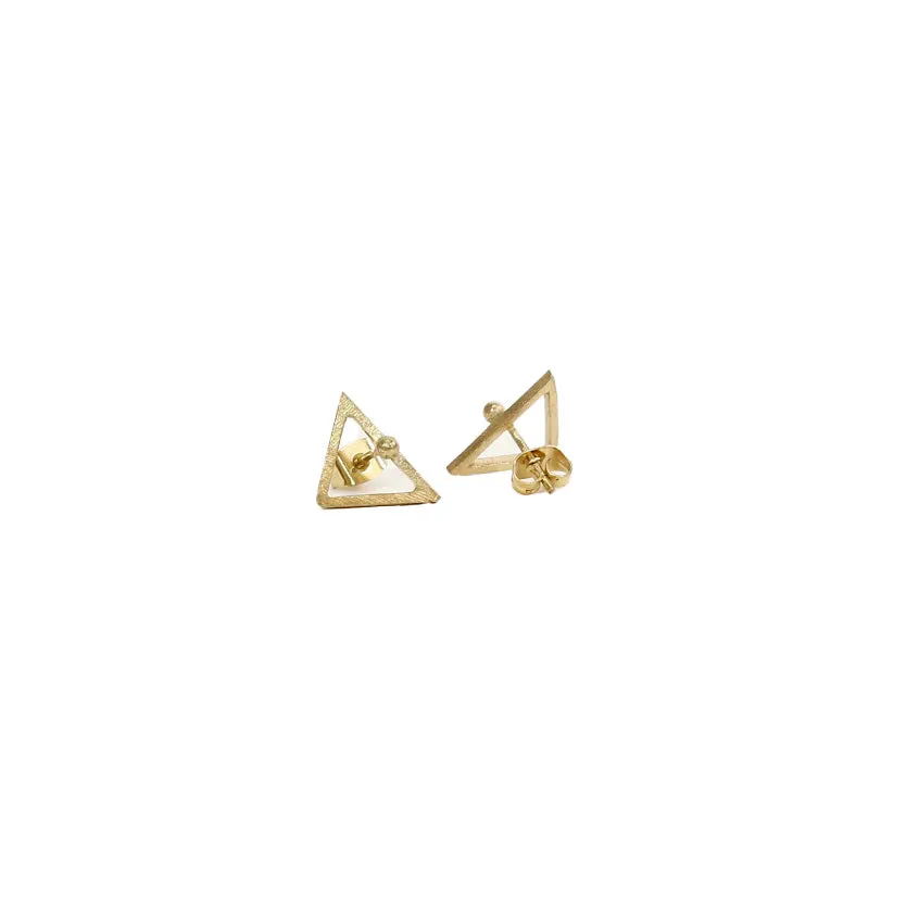 Brass Studs / Open Triangle