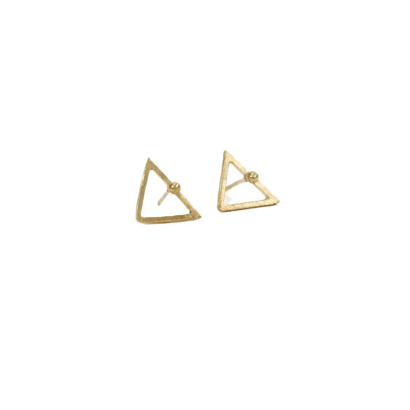 Brass Studs / Open Triangle