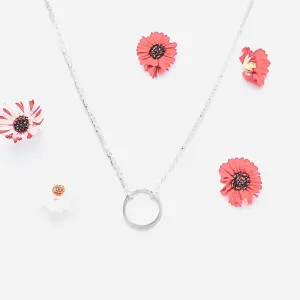 Bright Circle Necklace (in gold or silver)