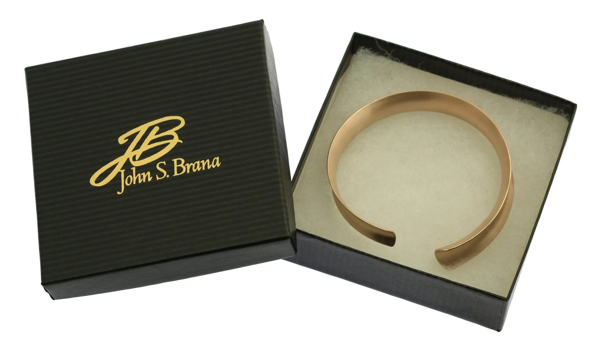 Brushed Bronze Anticlastic Bangle Bracelet