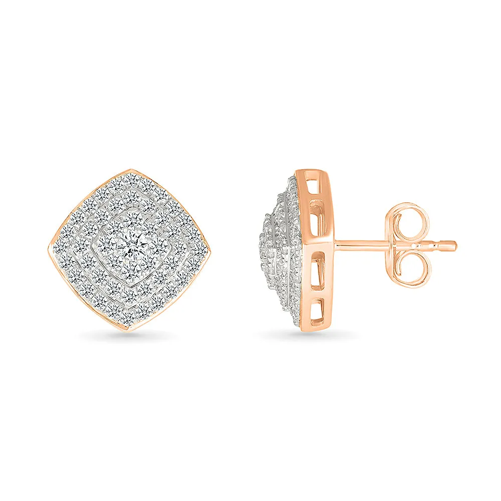 Classic Diamond Stud Earrings