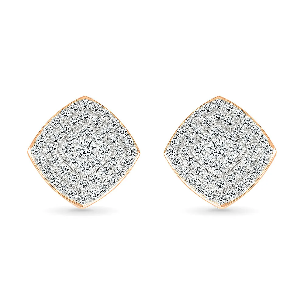 Classic Diamond Stud Earrings