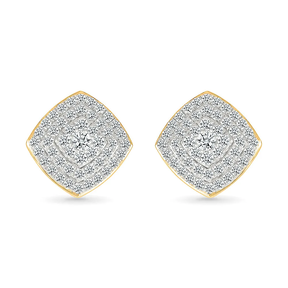 Classic Diamond Stud Earrings