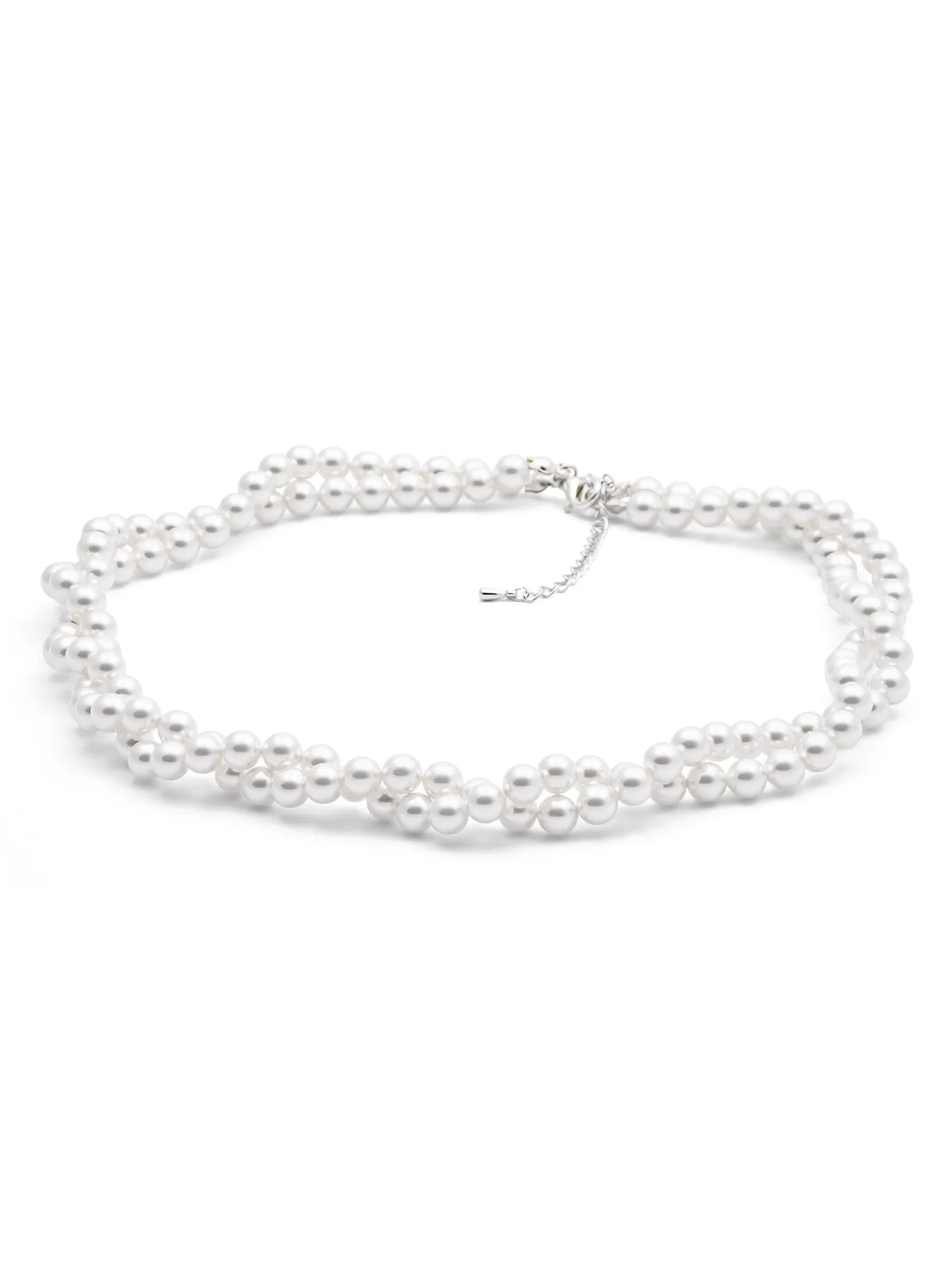 Classic Pearl Twisted Necklace