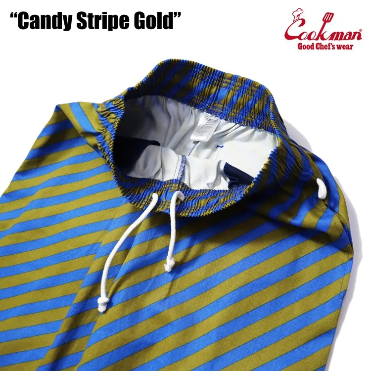 Cookman Chef Pants - Candy Stripe : Gold