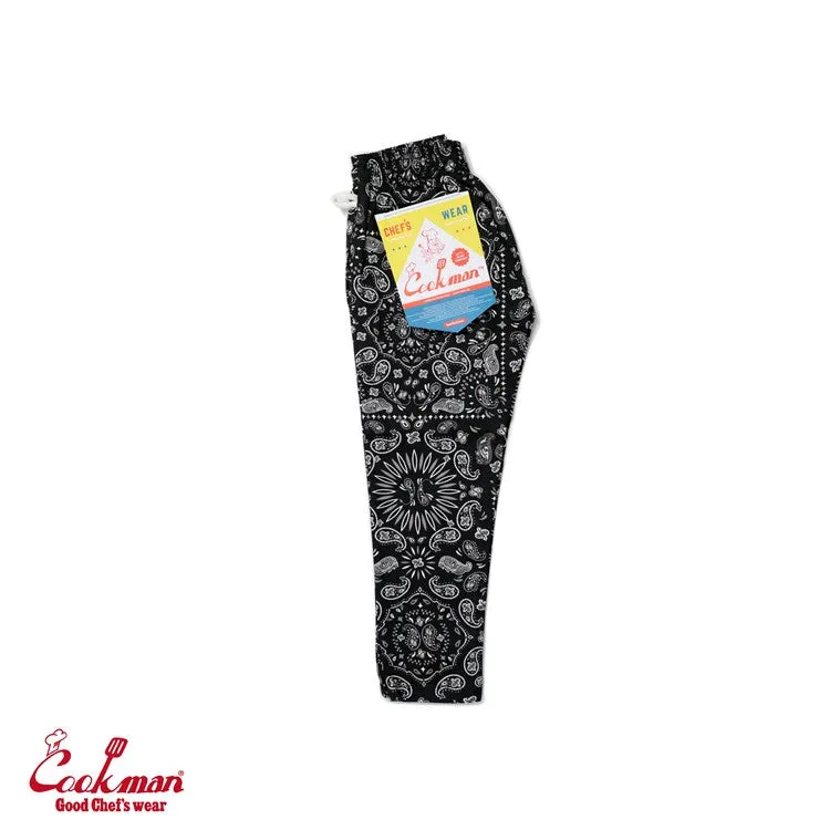 Cookman Chef Pants Kids - Paisley : Black