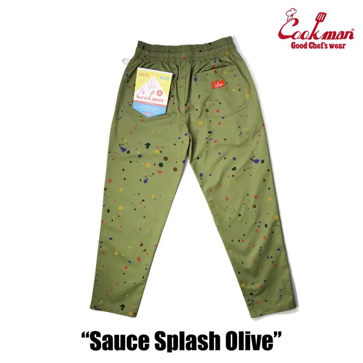 Cookman Chef Pants - Sauce Splash : Olive