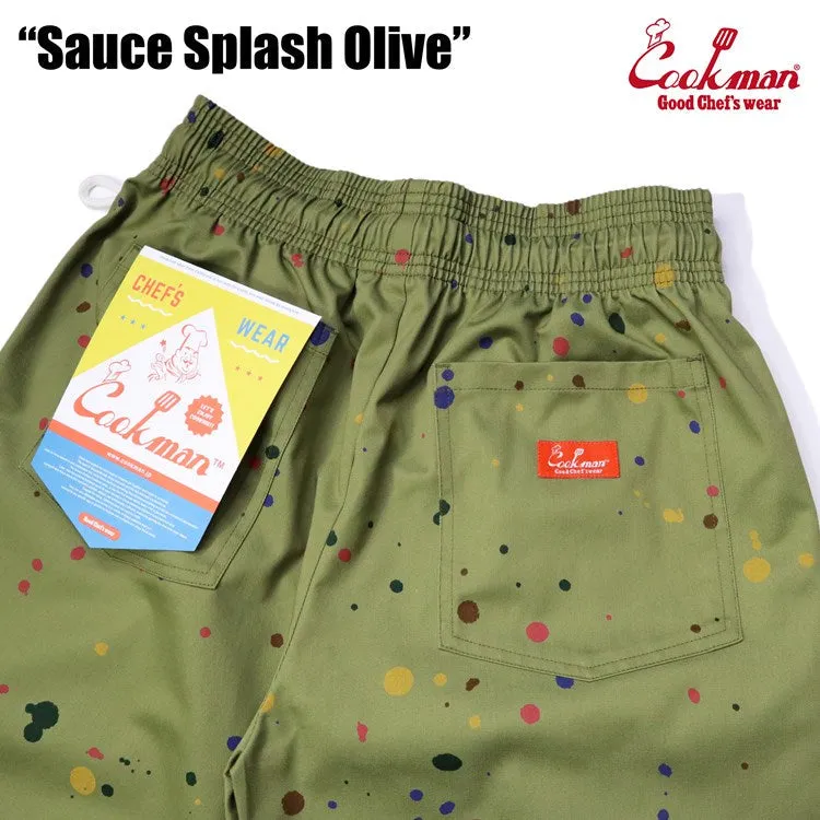 Cookman Chef Pants - Sauce Splash : Olive