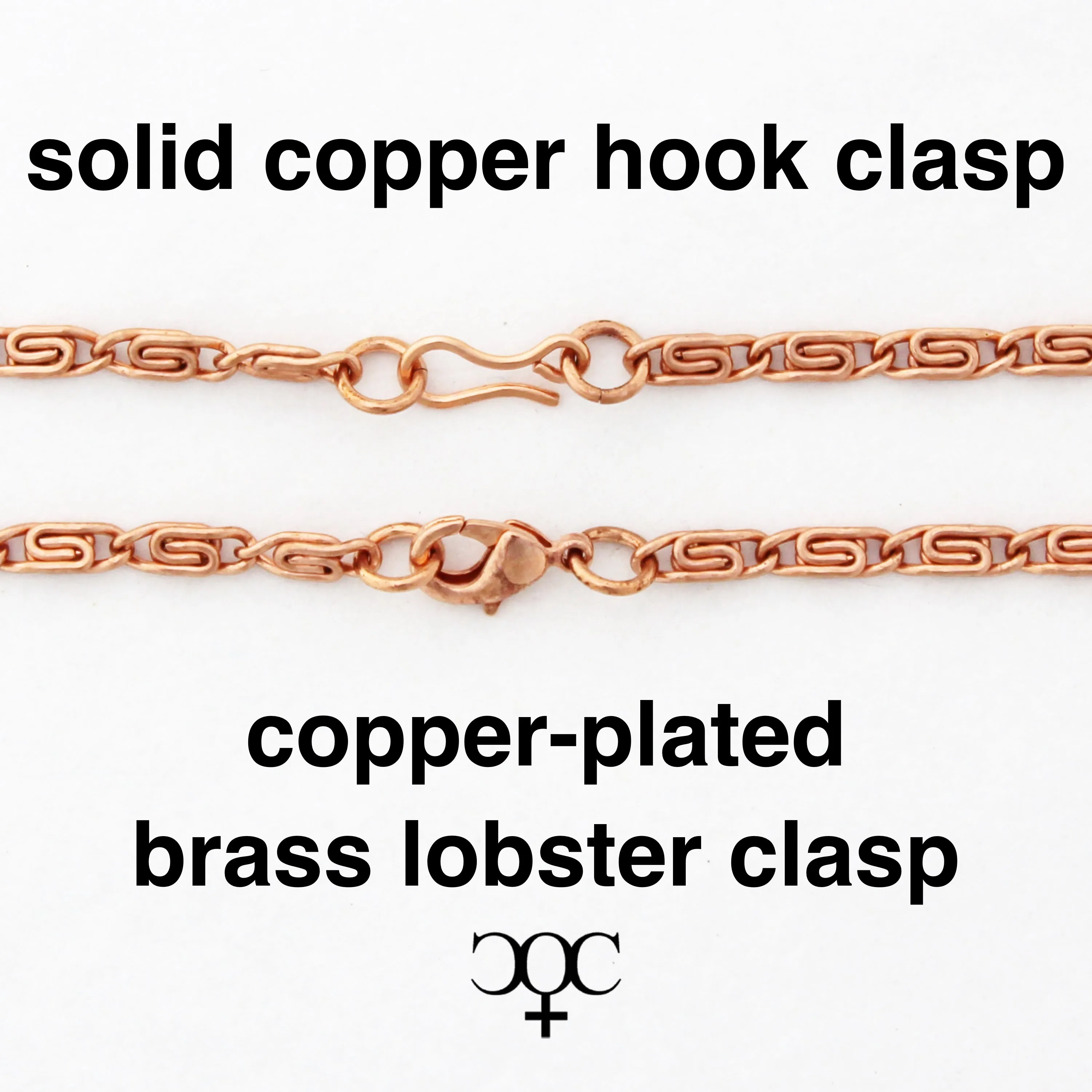 Custom Anklet Chain Solid Copper Fine Scroll Chain Anklets AC61M Adjustable Solid Copper Anklet Chain