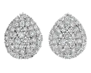 David Webb Diamond Earrings, 15.00 Carats