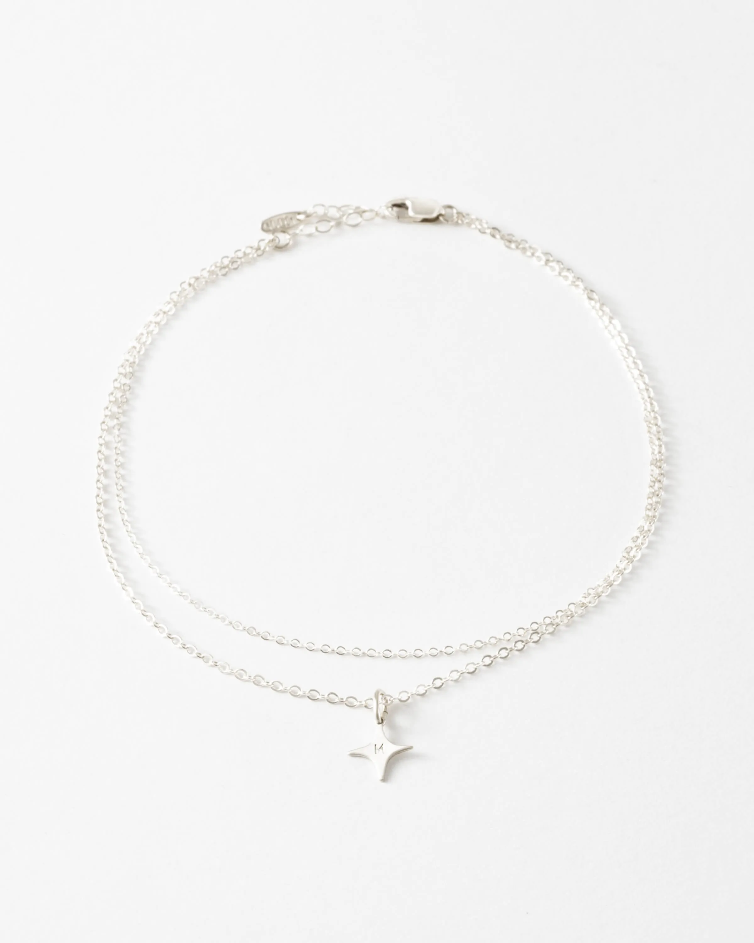 Double Cable Chain Anklet