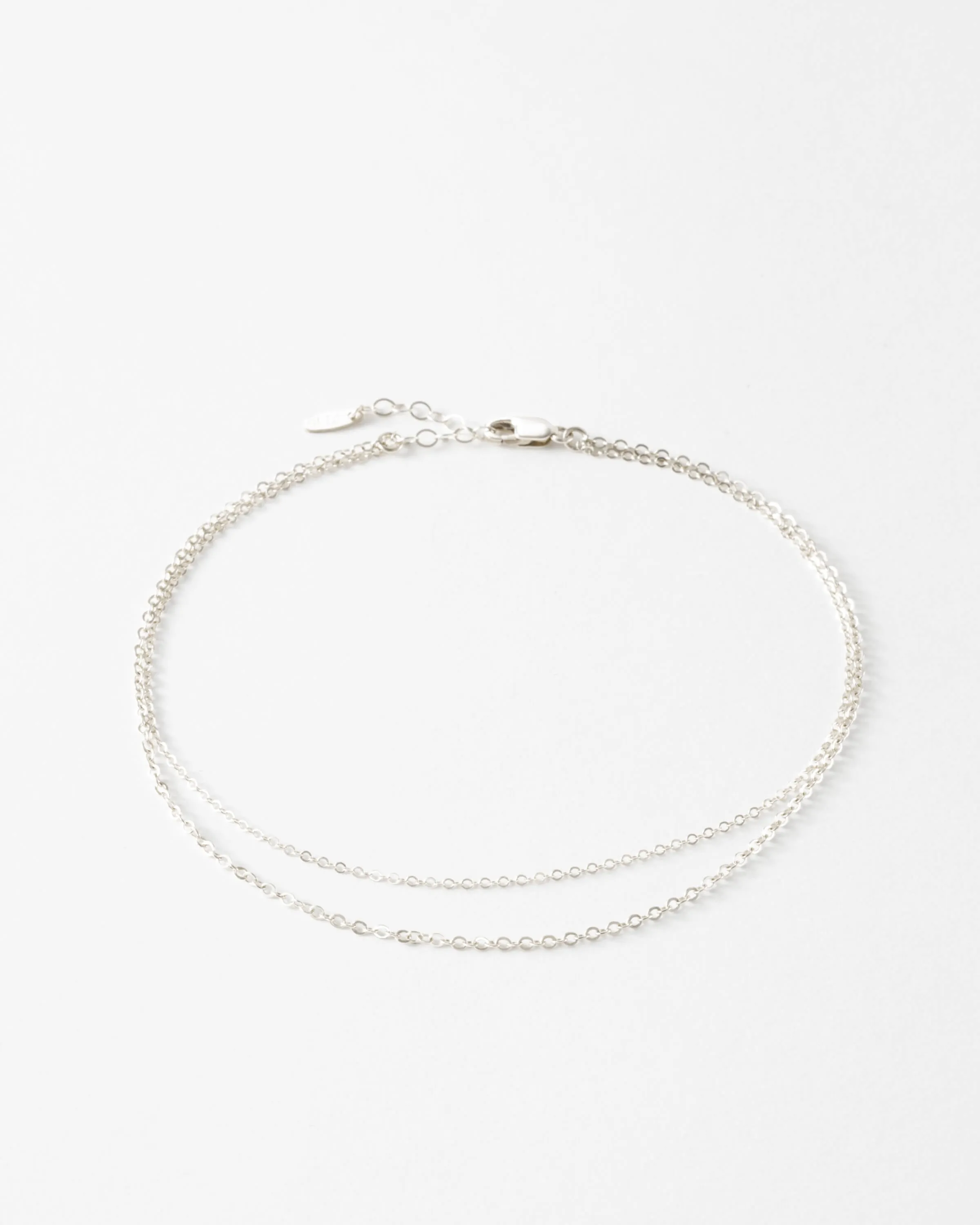 Double Cable Chain Anklet