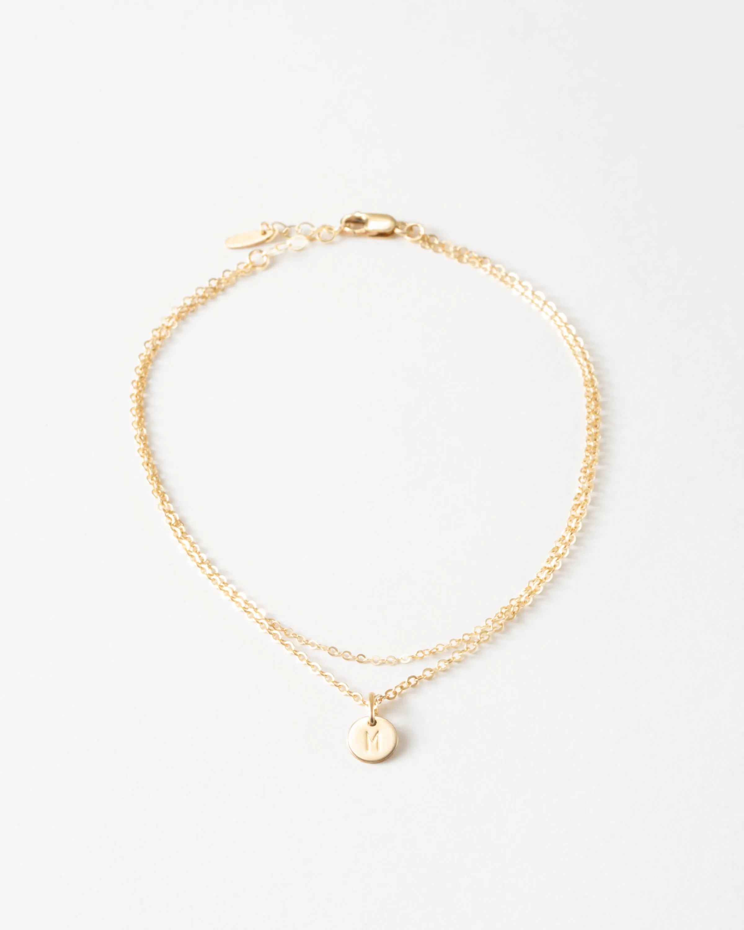 Double Cable Chain Anklet