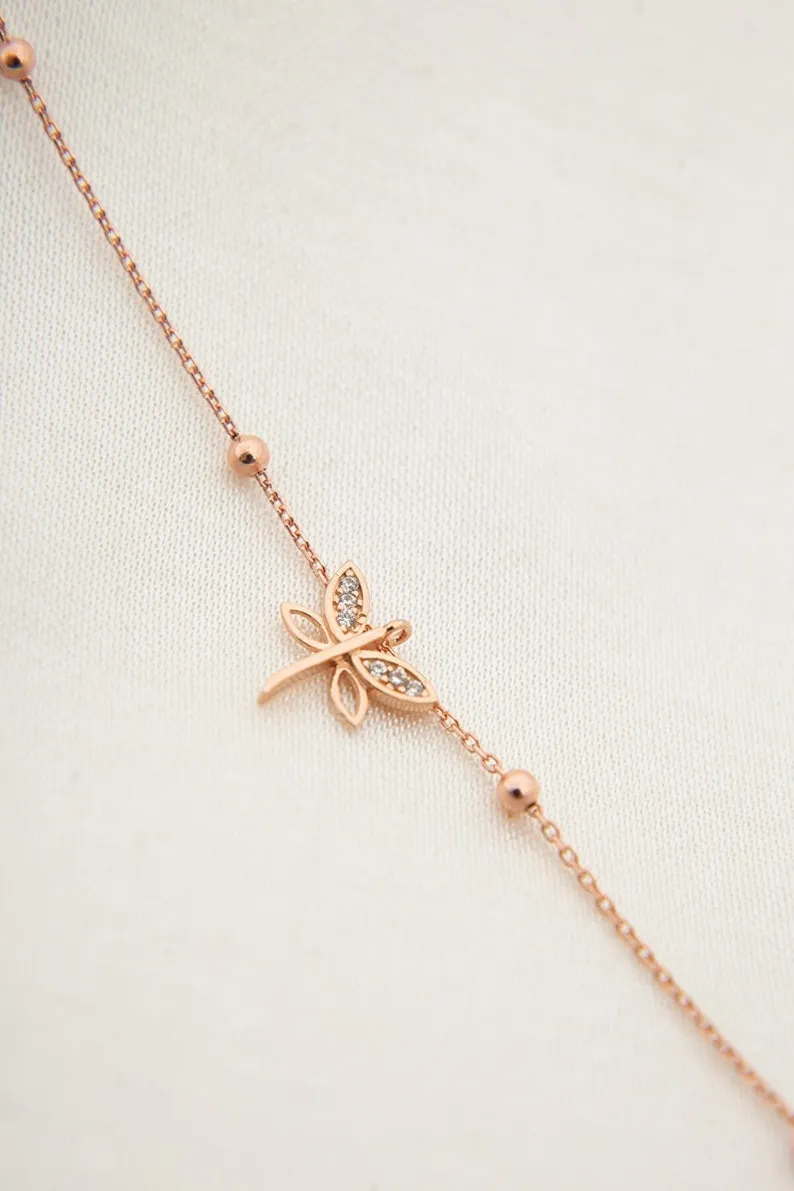 Dragonfly Anklet