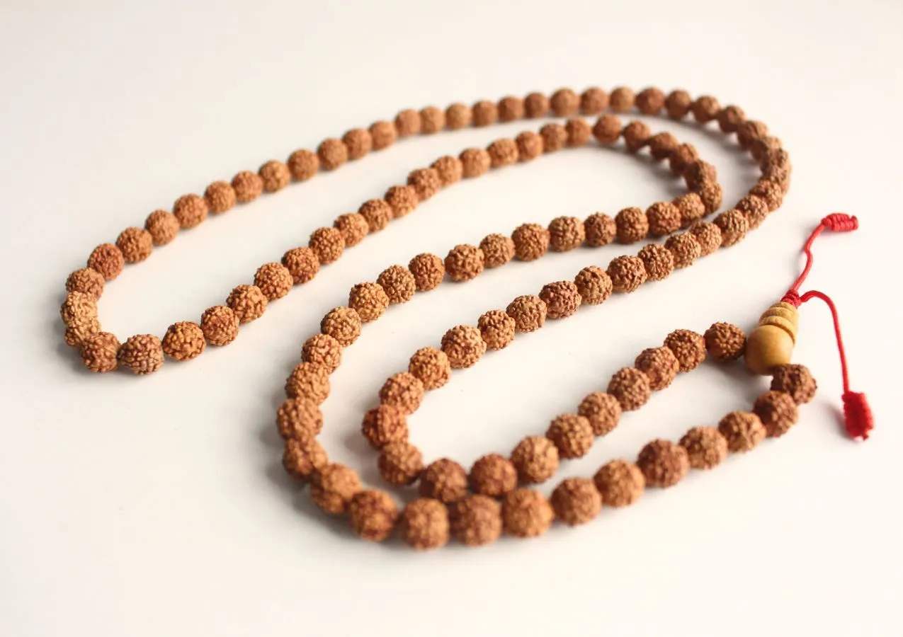 Five Mukhi 8 mm Rudrakshya Prayer Mala