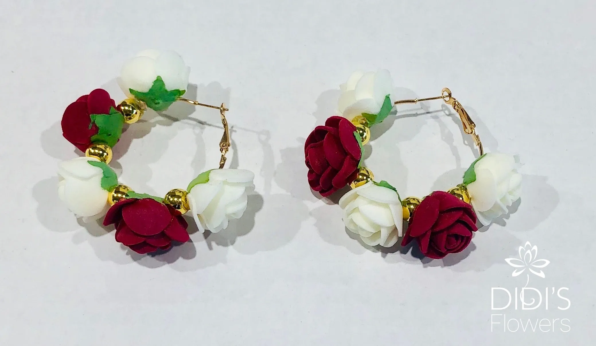 Floral Set - Tikka, Earrings, Hand Pieces & Anklets