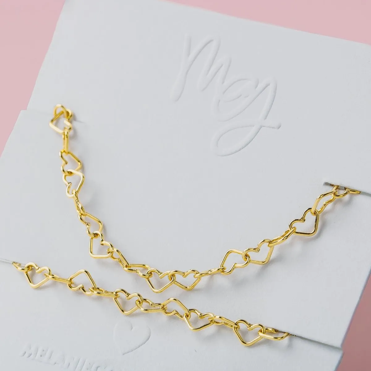 Heart Link Chain Anklet