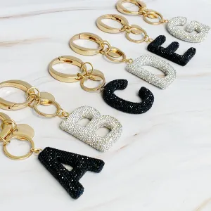 It Girl Glam Initial Key Chain