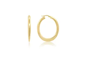 Large Graduated Hoop Earrings