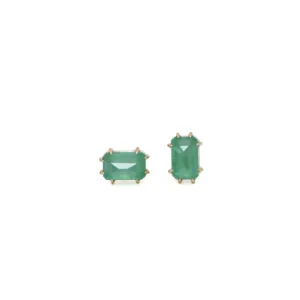 Lily Pond Emerald Vanity Studs