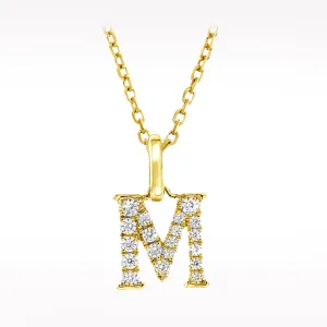 Love Letters M Necklace