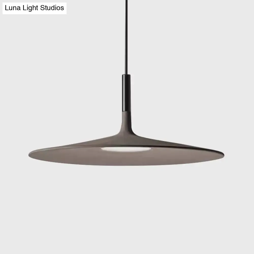 Minimalistic LED Hanging Pendant Light with Flying Saucer Design - Ideal for Restaurant Ceilings