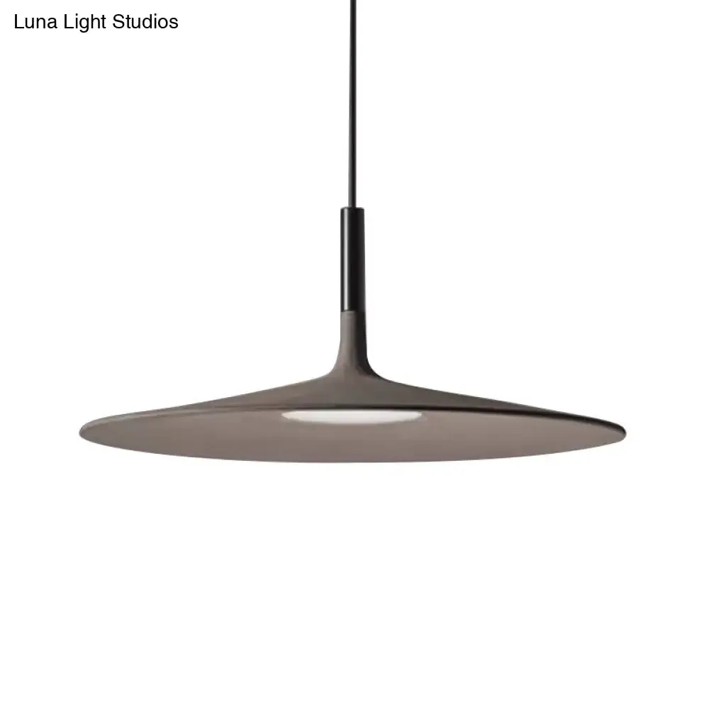 Minimalistic LED Hanging Pendant Light with Flying Saucer Design - Ideal for Restaurant Ceilings