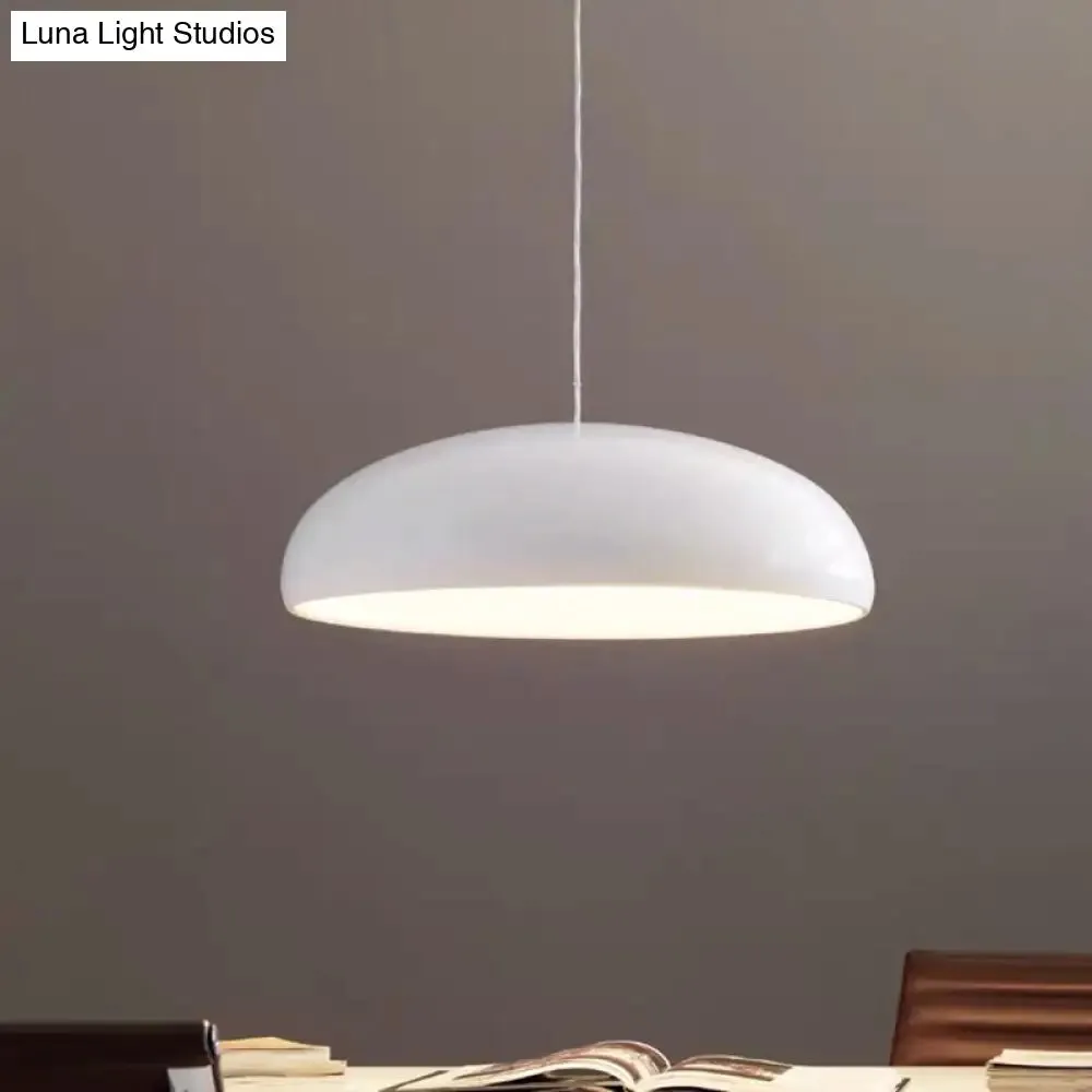 Modern Metal Pendant Light with Bowl Shade for Dining Room