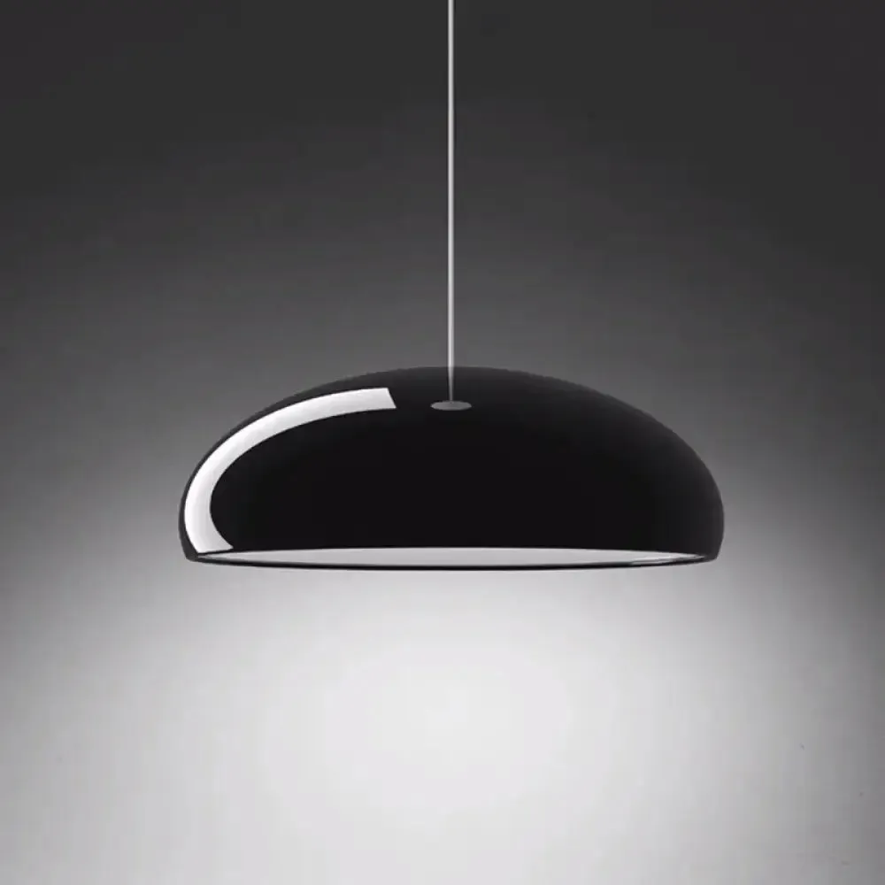 Modern Metal Pendant Light with Bowl Shade for Dining Room