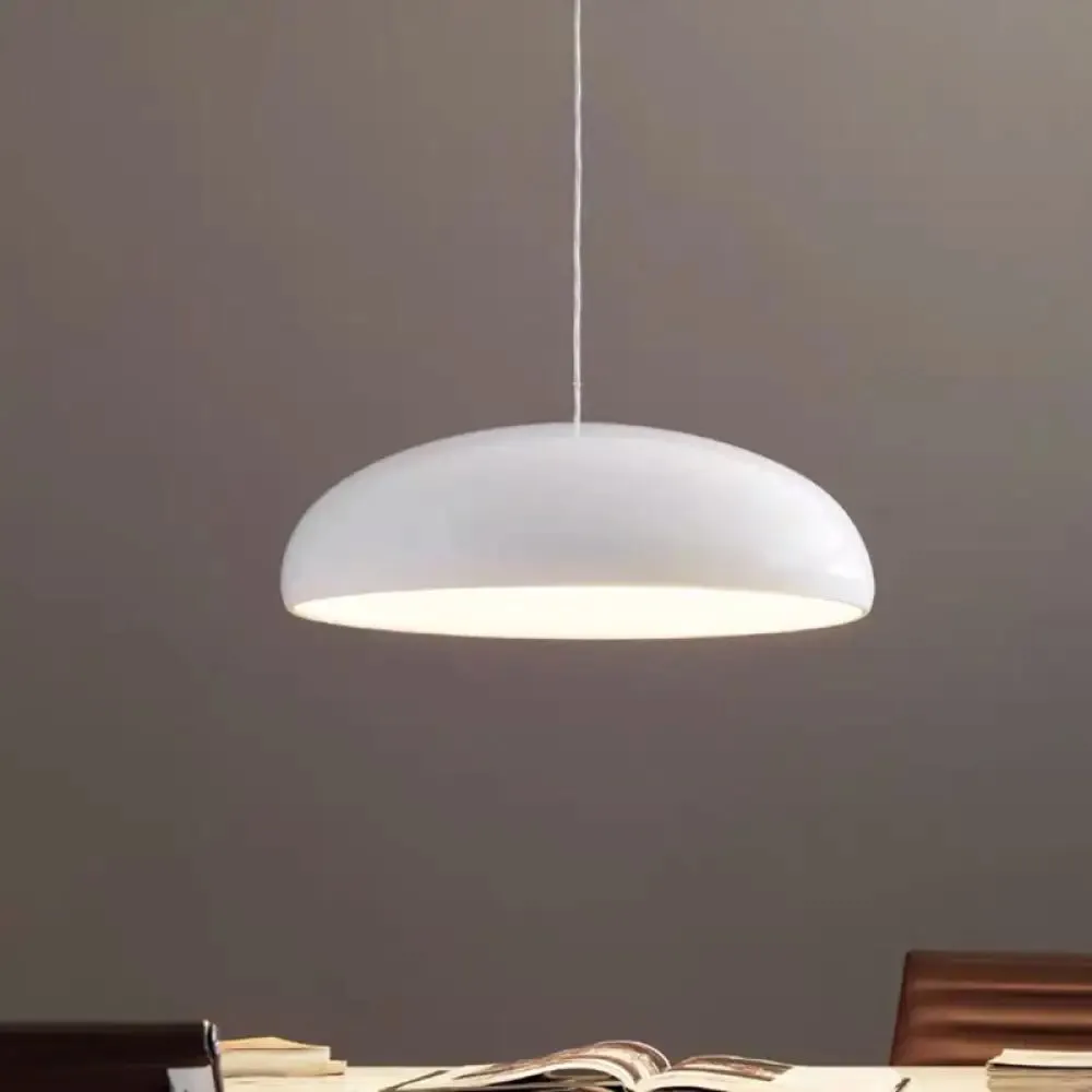 Modern Metal Pendant Light with Bowl Shade for Dining Room