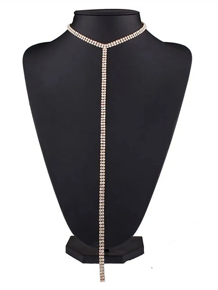 Multilayer Strand Chain Necklaces