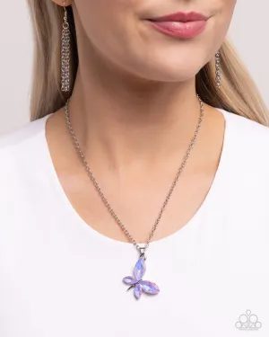 Necklaces Aerial Aria - Purple N121