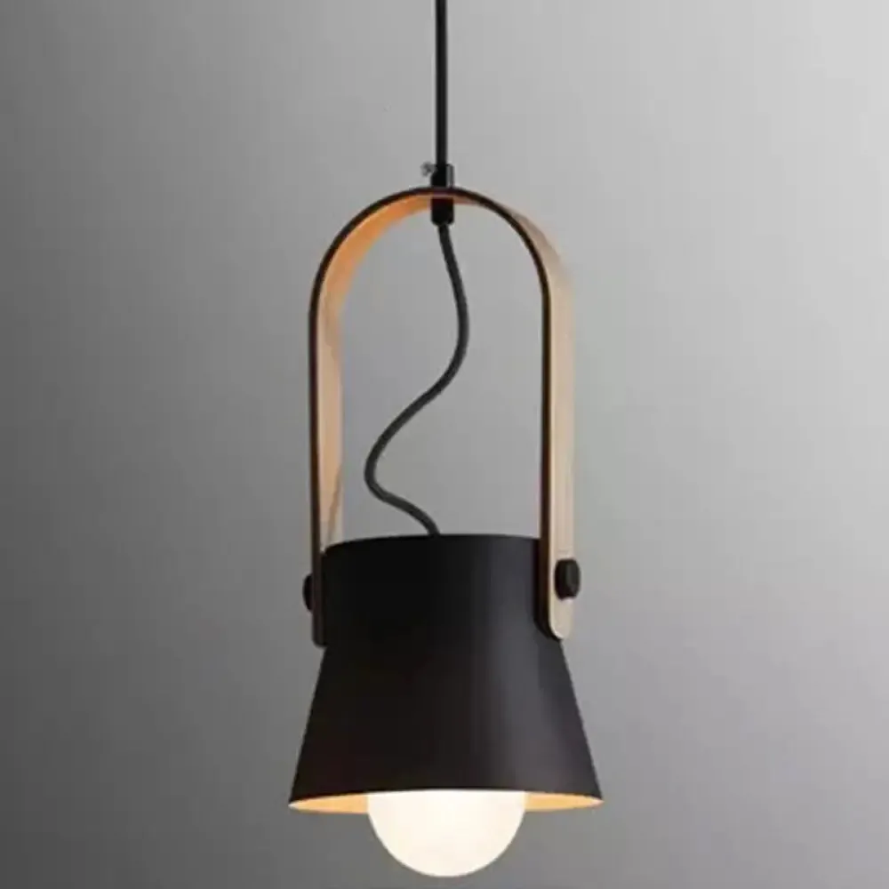 Nordic Modern Metal Pendant Lamp - 1-Light Upside Down Trifle Style for Restaurants