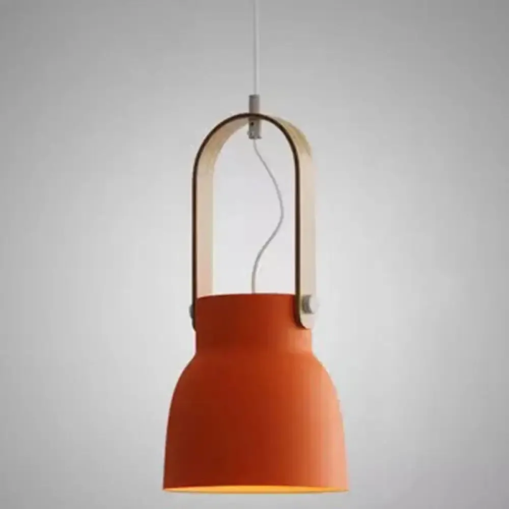 Nordic Modern Metal Pendant Lamp - 1-Light Upside Down Trifle Style for Restaurants