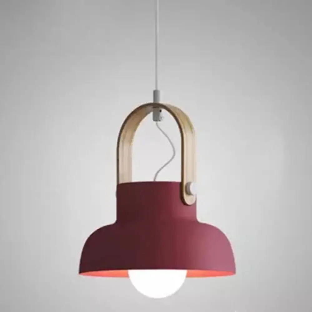 Nordic Modern Metal Pendant Lamp - 1-Light Upside Down Trifle Style for Restaurants