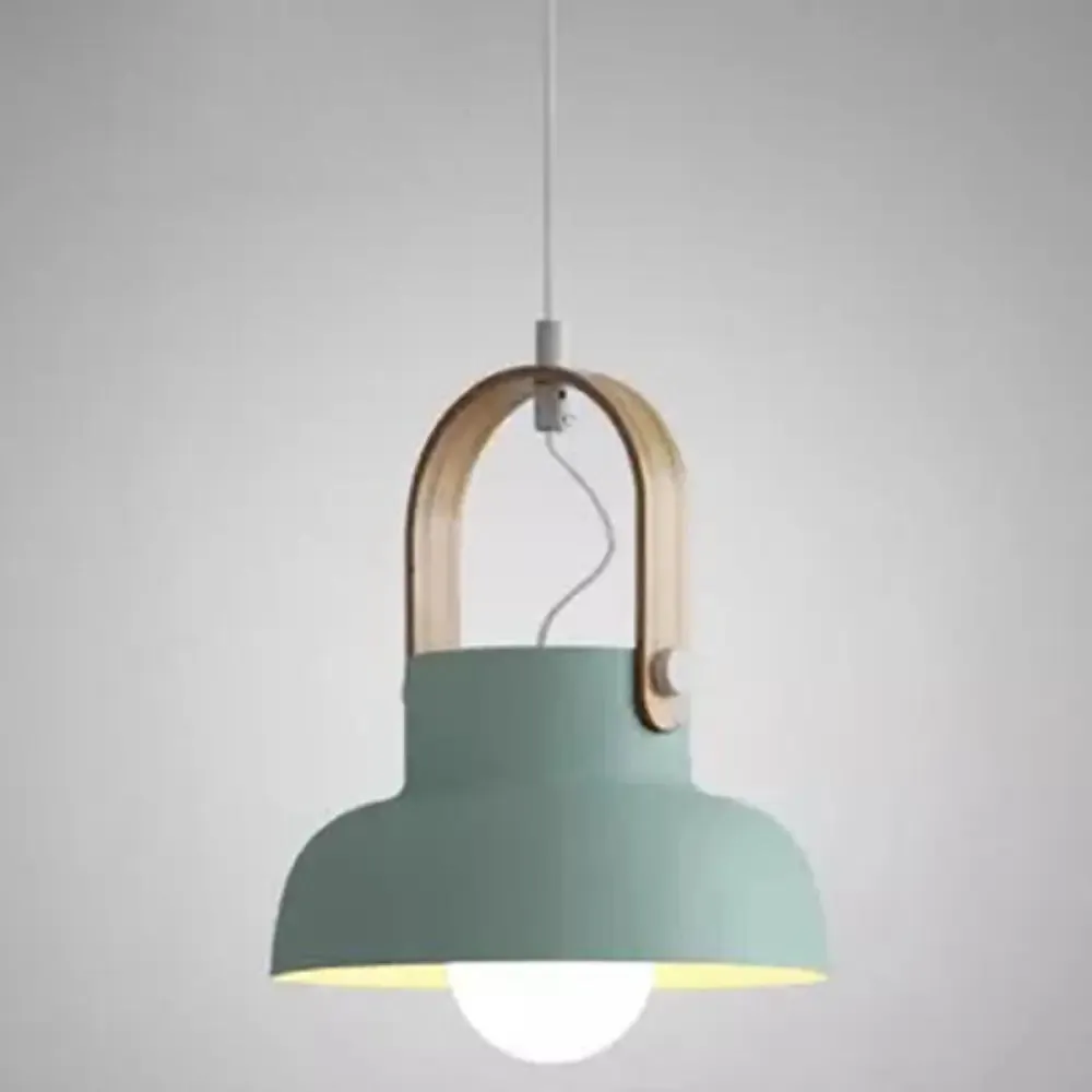 Nordic Modern Metal Pendant Lamp - 1-Light Upside Down Trifle Style for Restaurants