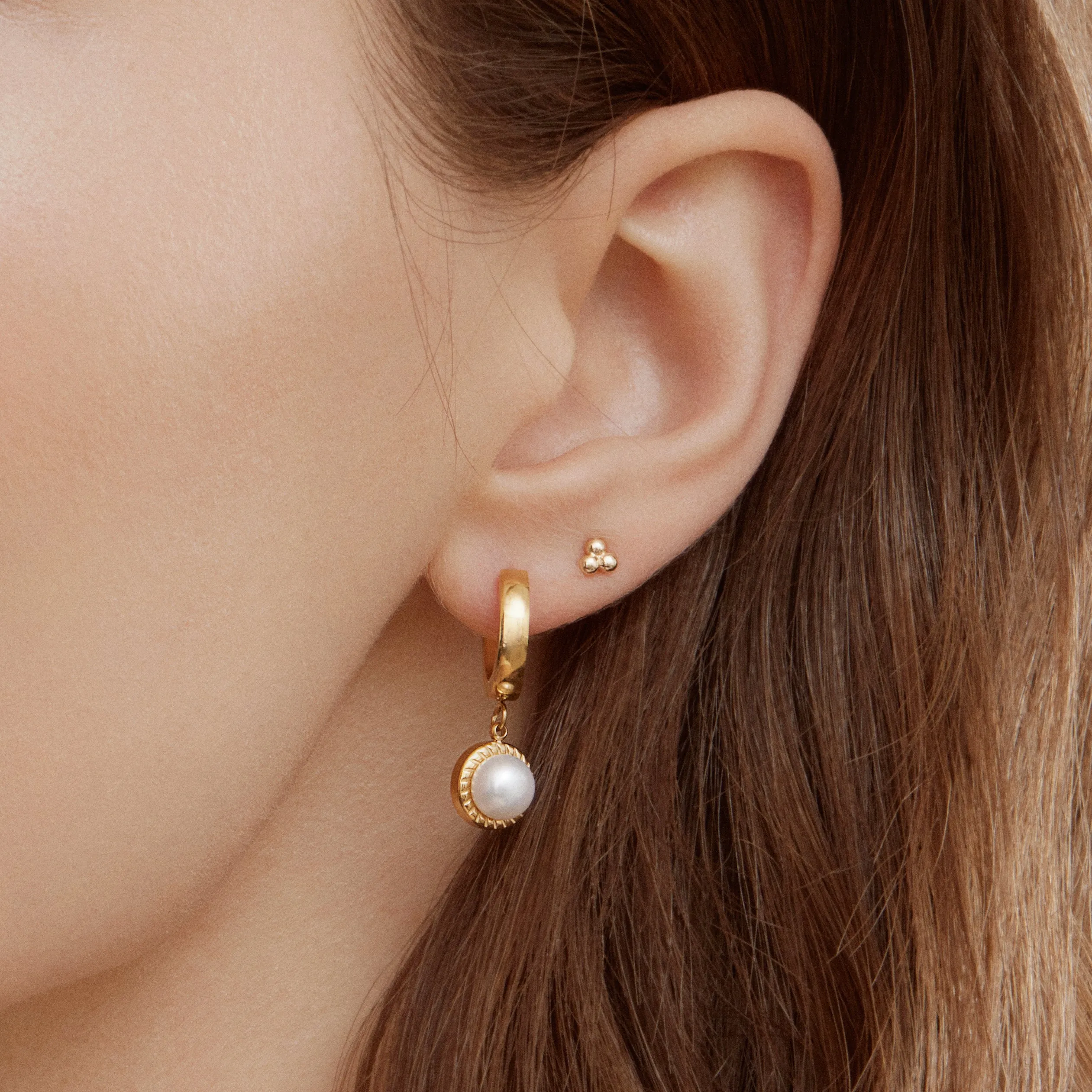 Paloma Hoops - Gold