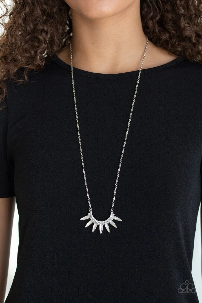 Paparazzi Necklace ~ Empirical Elegance - White