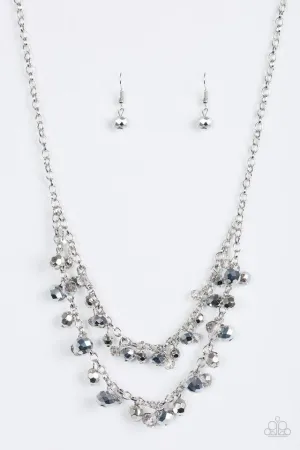 Paparazzi Necklace ~ Fashion Show Fabulous - Silver