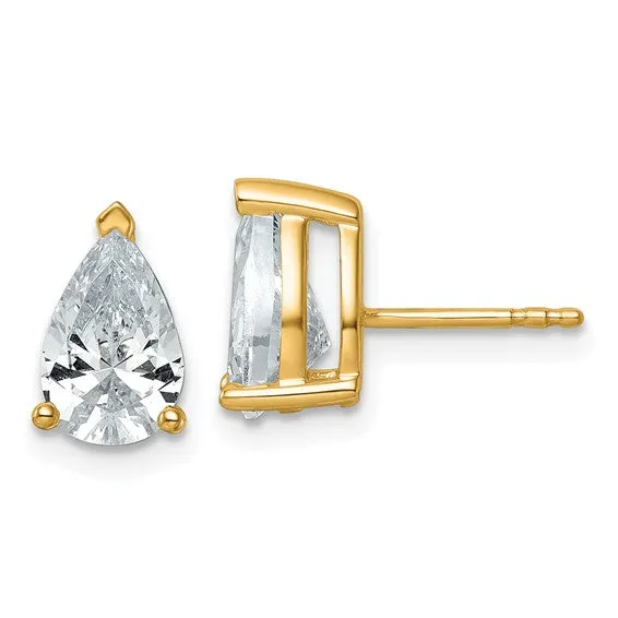 Pear Lab Grown Diamond Studs