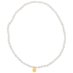 Pearl Stretch Bead Anklet